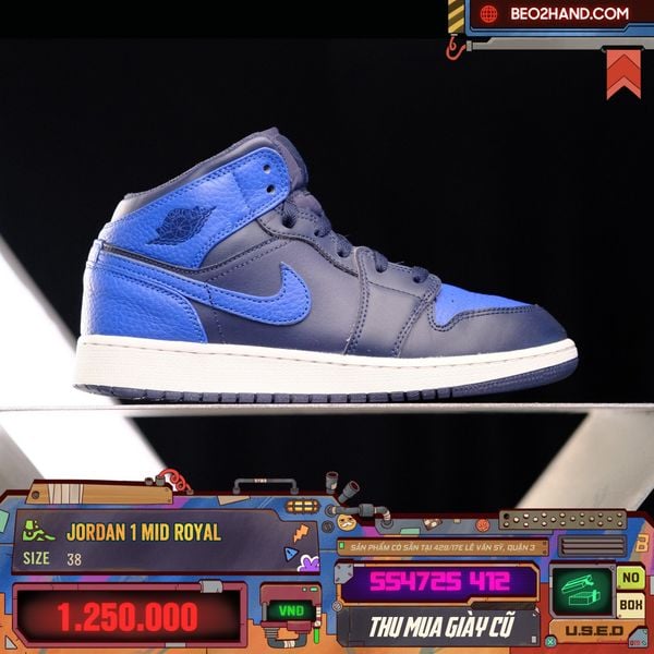 JORDAN 1 MID ROYAL - 38