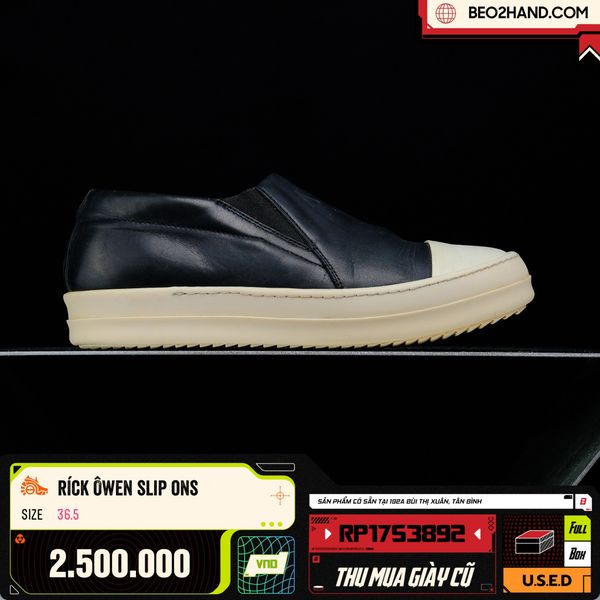 RICK OWENS SLIP ON - RP1753892 - 36.5