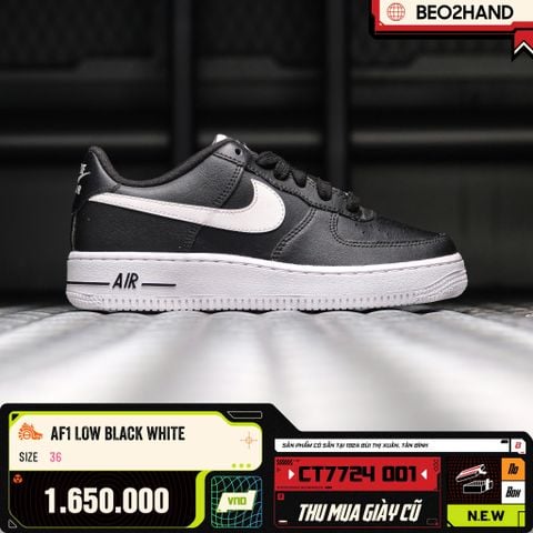 AF1 LOW BLACK WHITE - CT7724 001 - 36