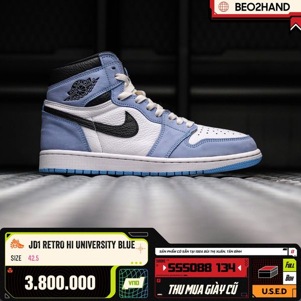 JORDAN 1 RETRO HI UNIVERSITY BLUE - 555088 134 - 42.5