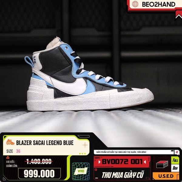 BLAZER SACAI LEGEND BLUE - BV0072 001 - 36