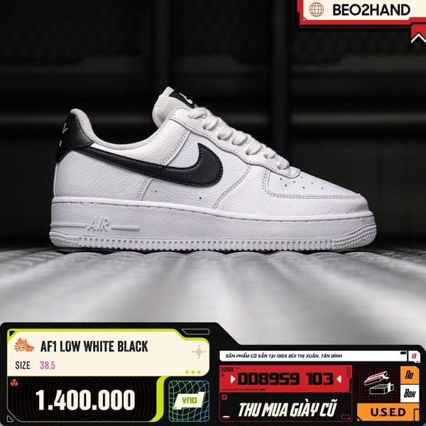 AF1 LOW WHITE BLACK - DD8959 103 - 38.5