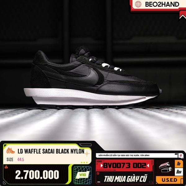 LD WAFFLE SACAI BLACK NYLON - BV0073 002 - 44.5