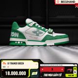 LOUIS VUITTON TRAINERS GREEN - 10