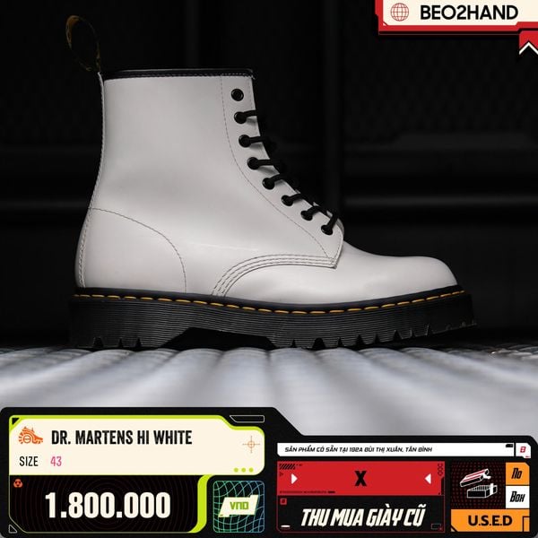 DR. MARTENS HI WHITE - 43