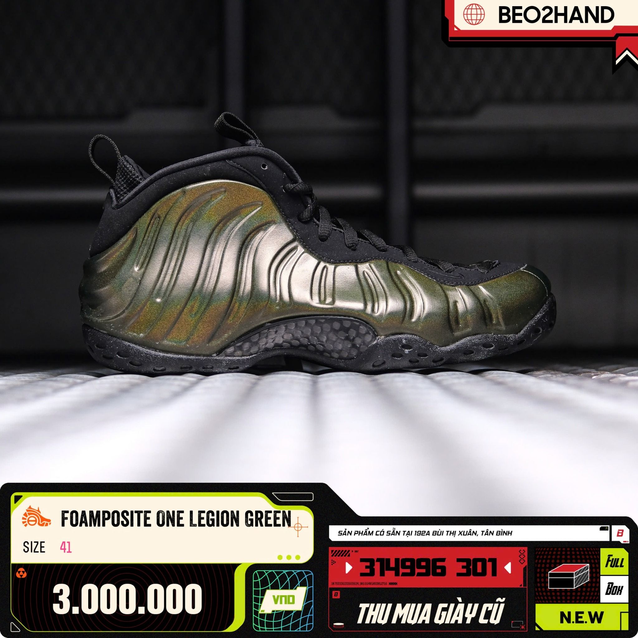 legion green foamposite