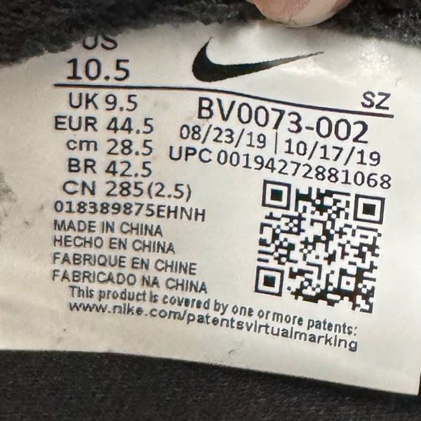 LD WAFFLE SACAI BLACK NYLON - BV0073 002 - 44.5