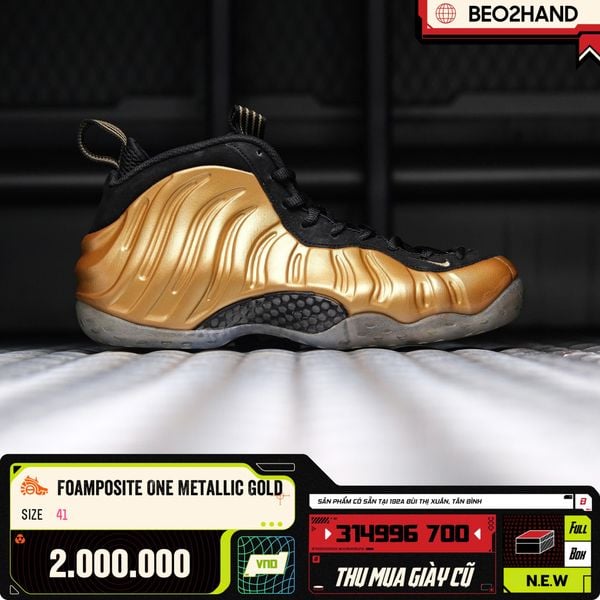 FOAMPOSITE ONE METALLIC GOLD - 314996 700 - 41
