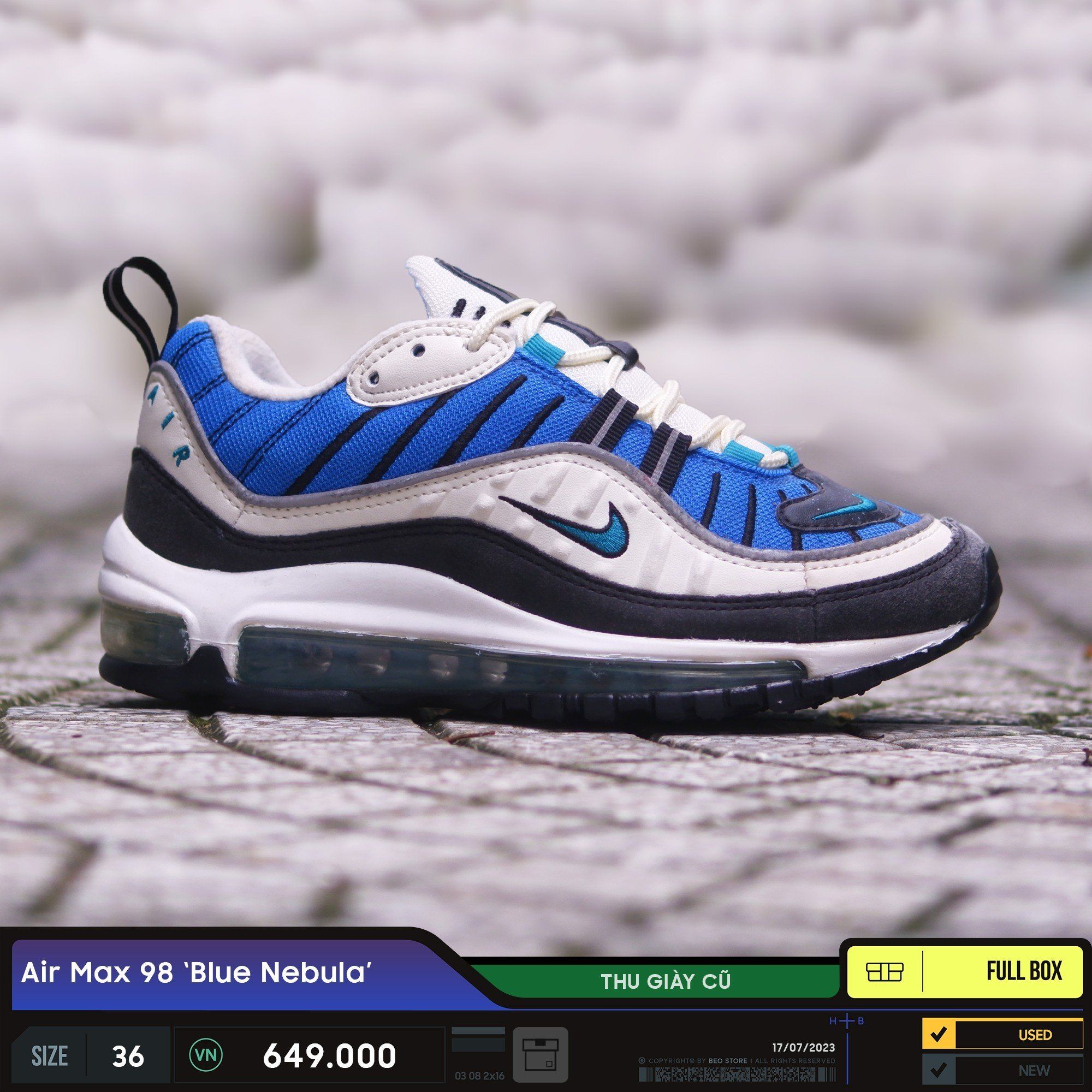 nike air max 98 blue nebula