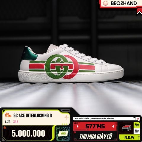 GUCCI ACE INTERLOCKING G - 577145 - 34.5