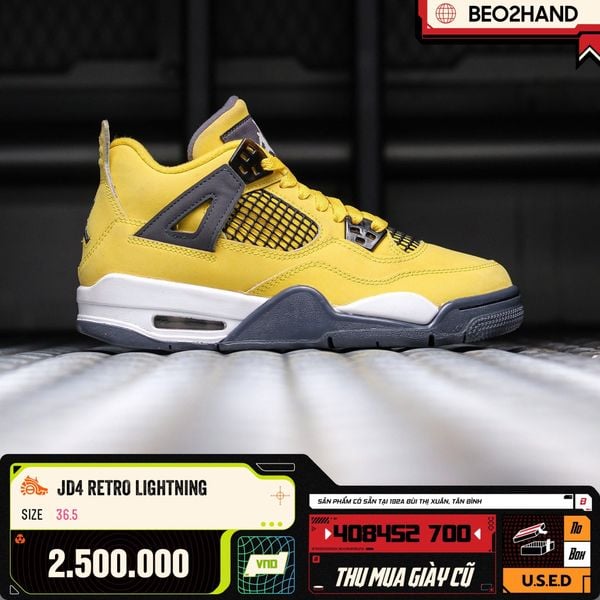 JORDAN 4 RETRO LIGHTNING - 408452 700 - 36.5