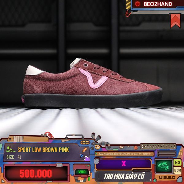 SPORT LOW BROWN PINK - 41