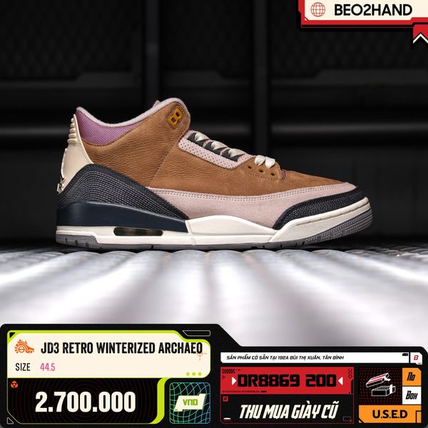 JORDAN 3 RETRO WINTERIZED ARCHAEO - DR8869 200 - 44.5