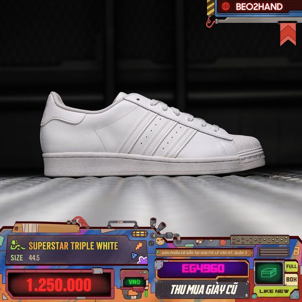 SUPERSTAR TRIPLE WHITE - EG4960 - 44.5