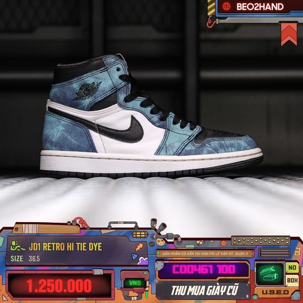 JD1 RETRO HI TIE DYE - CD0461 100 - 36.5