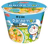  Thùng 12 ly Mì ly Mini Doraemon Hàu Sữa Phô Mai 48g 