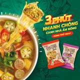  Thùng 40 Viên Canh Ăn Liền Kanli Canh Khoai Mỡ Nấu Tôm 10g 