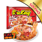  Thùng 24 gói Phở Trộn Siukay Hải Sản 85g 