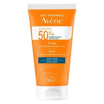 Kem Chống Nắng Avene Dry Touch Fluide SPF50+ 50ml SPF50+ Cho Da Thường, Hỗn Hợp & Nhạy Cảm