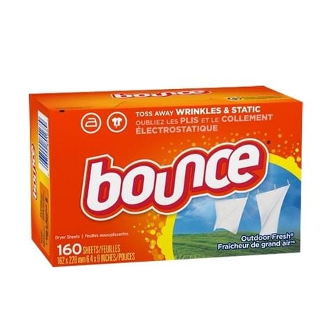 Giấy thơm quần áo Bounce 4 In 1 160 tờ của Mỹ