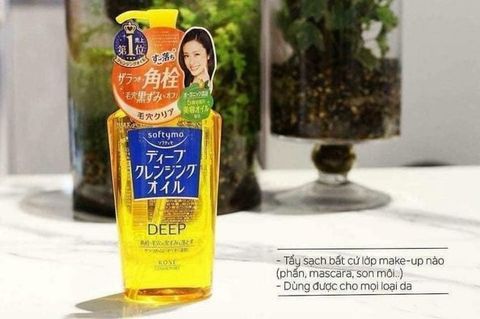 Dầu tẩy trang Kose Softymo white cleasing oil