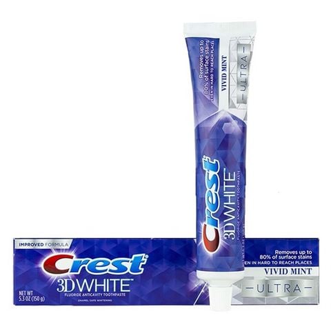 Kem Đánh Răng Crest 3D White Advanced Triple Whitening 164g