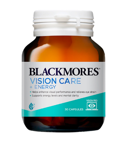 Blackmores Vision Care Energy Hỗ Trợ Mắt, Bổ Sung Năng Lượng 30 viên
