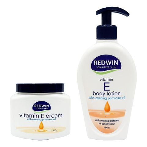 Kem dưỡng da Redwin Vitamin E Body 400ml dạng vòi - Úc