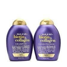 Cặp Dầu Gội Xả Biotin And Collagen Tím (385ml x2)