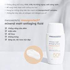 Kem Chống Nắng Cho Da Dầu MESOESTETIC Mineral Matt Antiaging Fluid 50+ - 50ml