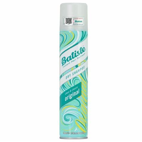 Dầu Gội Khô Batiste Hương Hoa Thiên Nhiên Dịu Nhẹ 200ml Dry Shampoo Natural & Light Bare