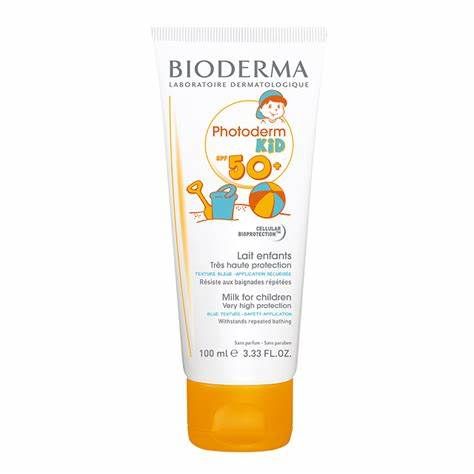 Kem Chống Nắng Cho Trẻ Em Bioderma Photoderm Kid Lait enfants SPF50+ 100ml