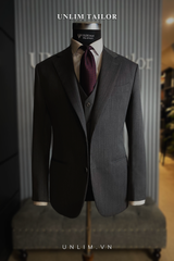 Suit Business Nâu Họa Tiết Herringbone