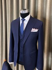 Suit Xanh Navy Cổ Điển