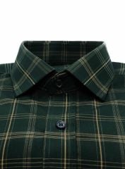 Sơ Mi Nam Xanh Rêu Cổ Classic