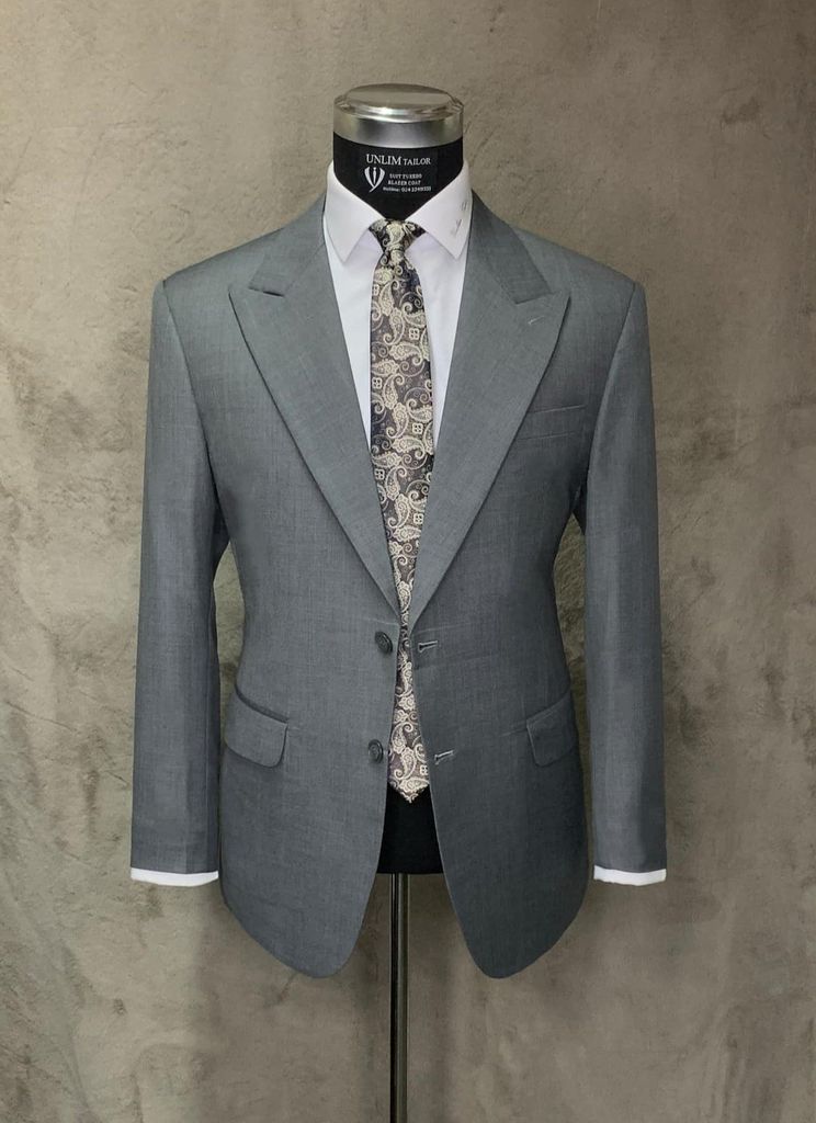 Neutral-grey Suit