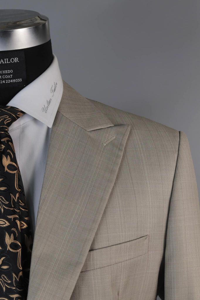 Suit Màu Be Hoạ Tiết Prince Of Wales
