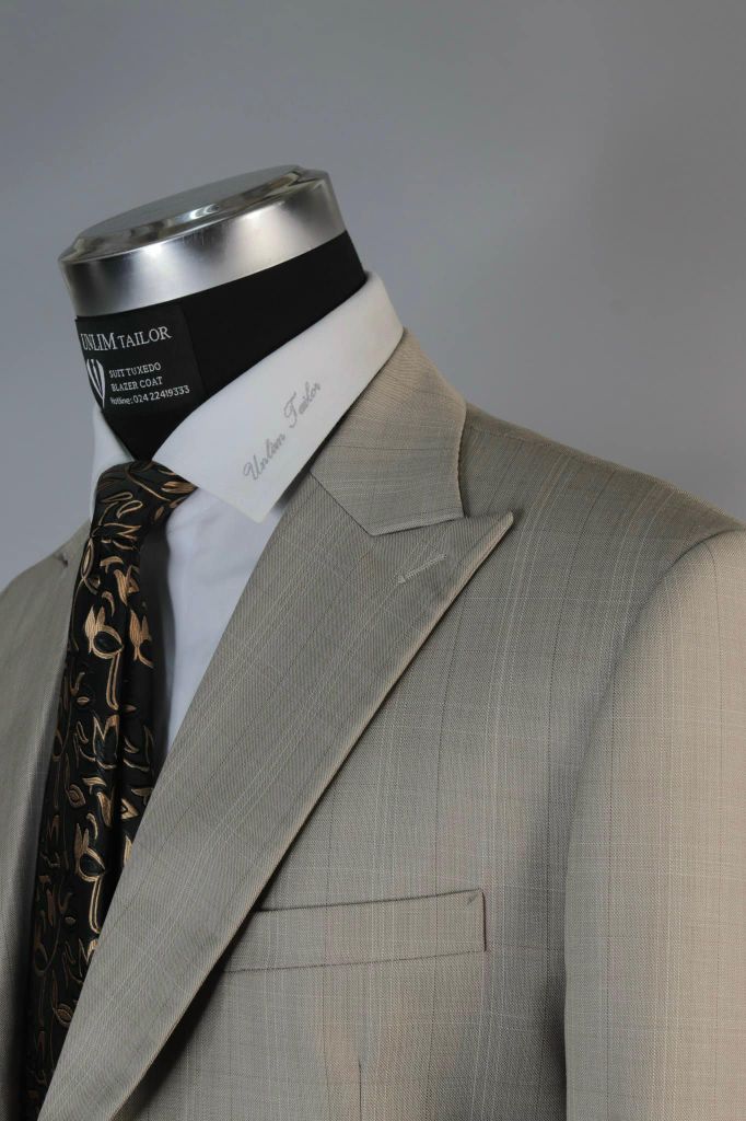 Suit Màu Be Hoạ Tiết Prince Of Wales