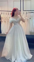 MAXI TRỄ VAI KIM TUYẾN