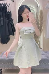 VÁY 2 DÂY NƠ NGỰC DÁNG NGẮN