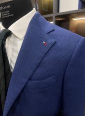 Suit Xanh Navy Hoạ Tiết Nailhead