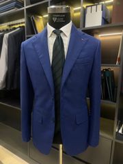 Suit Xanh Navy Hoạ Tiết Nailhead