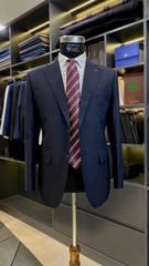 Suit Hoạ Tiết Stripes Thùa Khuyết Milanese