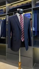 Suit Hoạ Tiết Stripes Thùa Khuyết Milanese