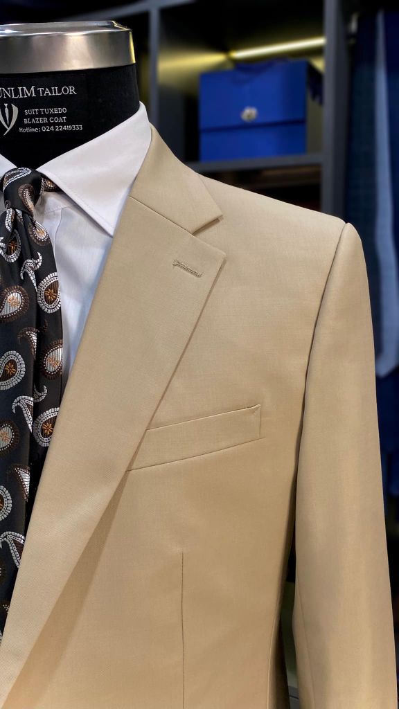 Suit Be Nhạt Cổ Điển