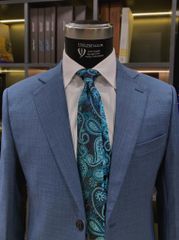 Blazer Xanh Navy Cổ K