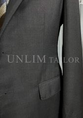 Full Canvas Suit Xám Tối Pha Ánh Rêu