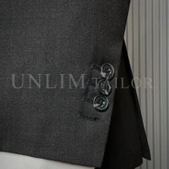 Full Canvas Suit Xám Tối Pha Ánh Rêu