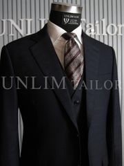 Suit 3 Mảnh Xanh Đen Họa Tiết Vân Chìm