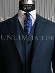 Suit Xanh Cô Ban Cổ Nhọn